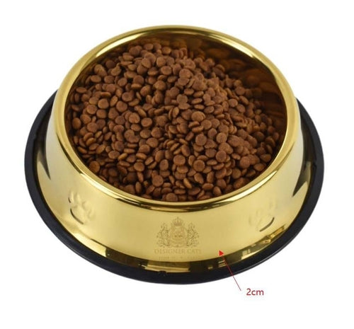 Designer Cats Food & Drink Bowl (1 set of 2 bowls)