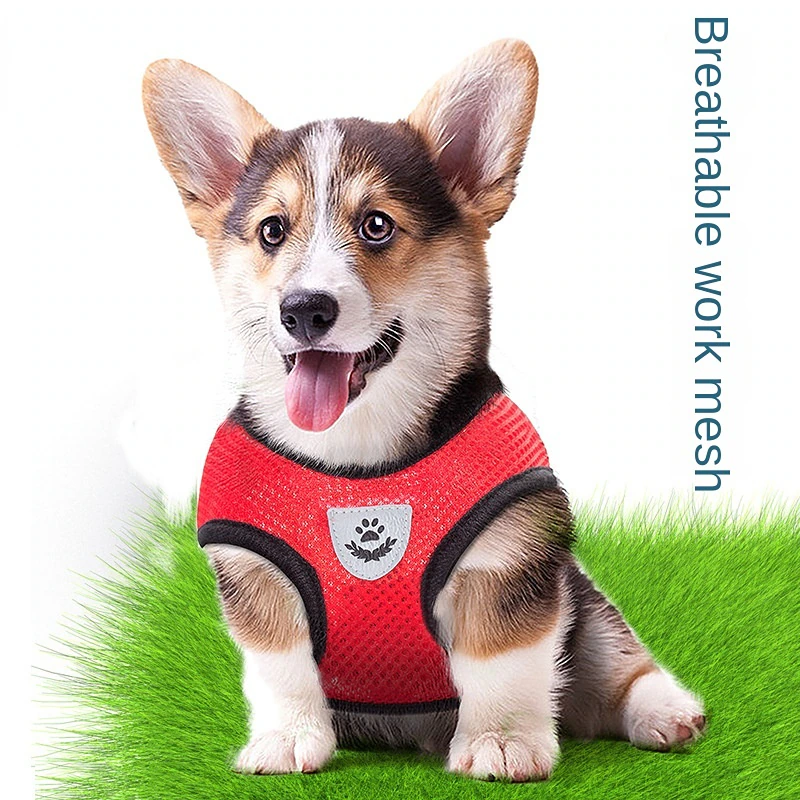 Cat Dog Pet Harness Adjustable Control Vest Dogs Reflective S M L XL