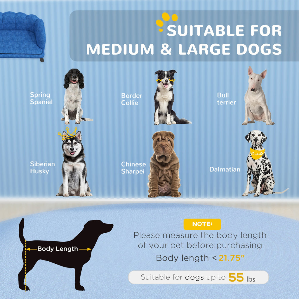 Pearl Design Pet Sofa for Medium and Large Sized Dogs, Pet Bed with