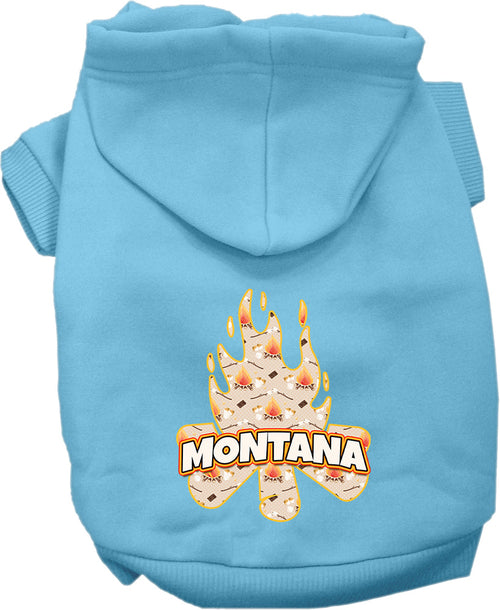 Pet Dog & Cat Screen Printed Hoodie for Small to Medium Pets (Sizes