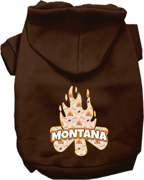 Pet Dog & Cat Screen Printed Hoodie for Small to Medium Pets (Sizes