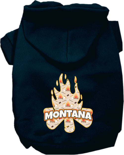 Pet Dog & Cat Screen Printed Hoodie for Small to Medium Pets (Sizes