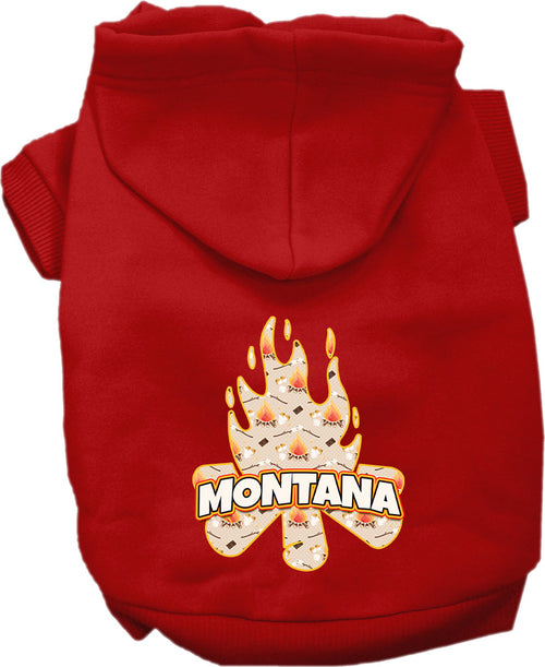 Pet Dog & Cat Screen Printed Hoodie for Small to Medium Pets (Sizes