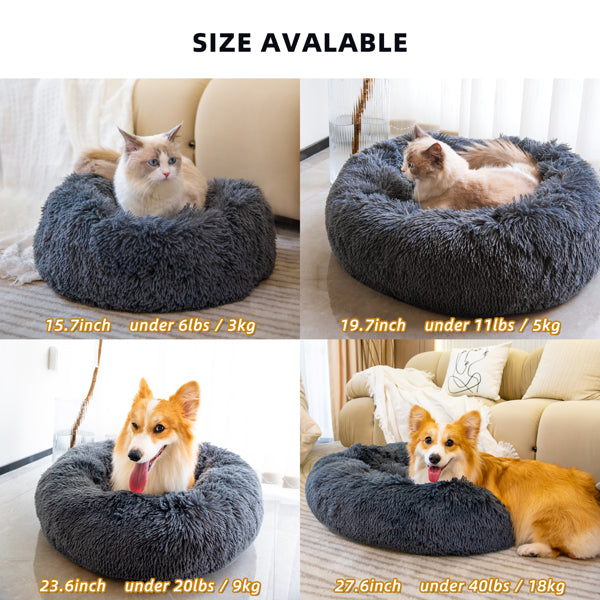 Fluffy Anti-Anxiety Pet Bed