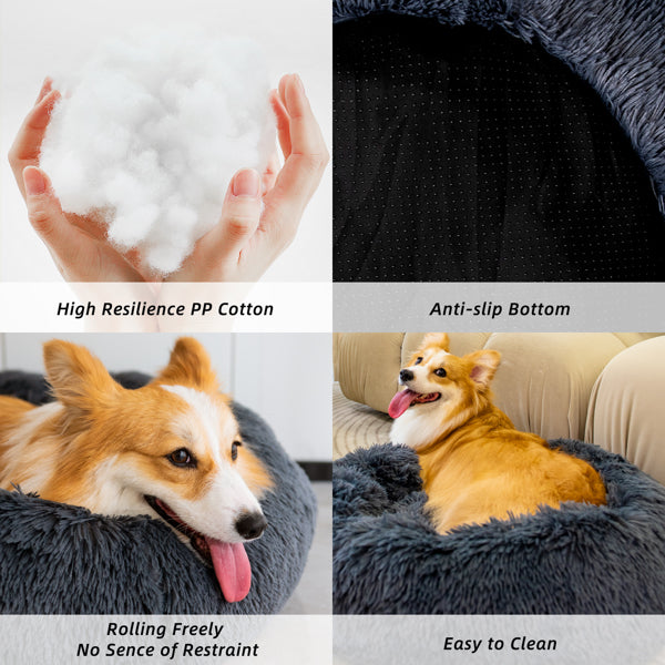 Fluffy Anti-Anxiety Pet Bed