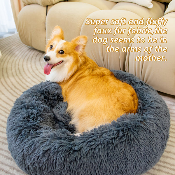 Fluffy Anti-Anxiety Pet Bed