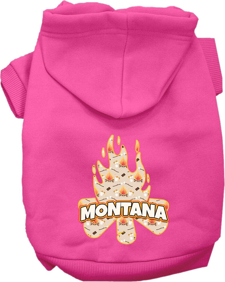 Pet Dog & Cat Screen Printed Hoodie for Small to Medium Pets (Sizes