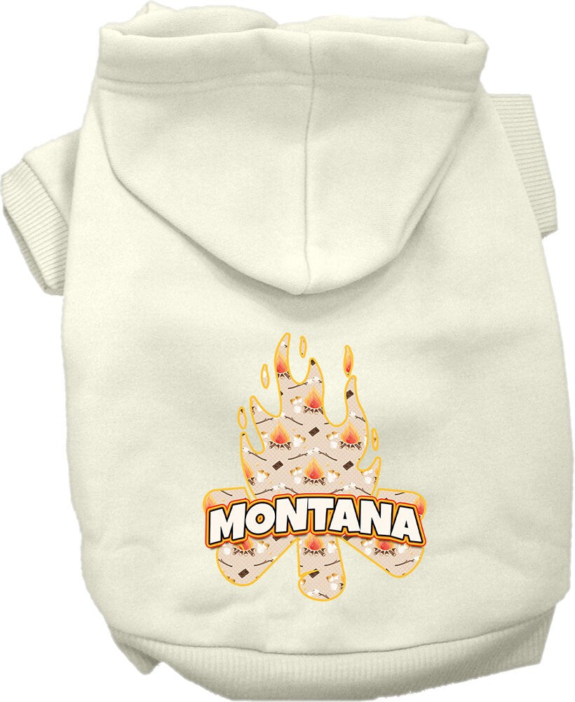 Pet Dog & Cat Screen Printed Hoodie for Small to Medium Pets (Sizes