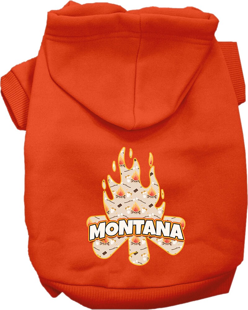 Pet Dog & Cat Screen Printed Hoodie for Small to Medium Pets (Sizes