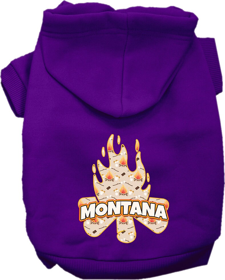 Pet Dog & Cat Screen Printed Hoodie for Small to Medium Pets (Sizes