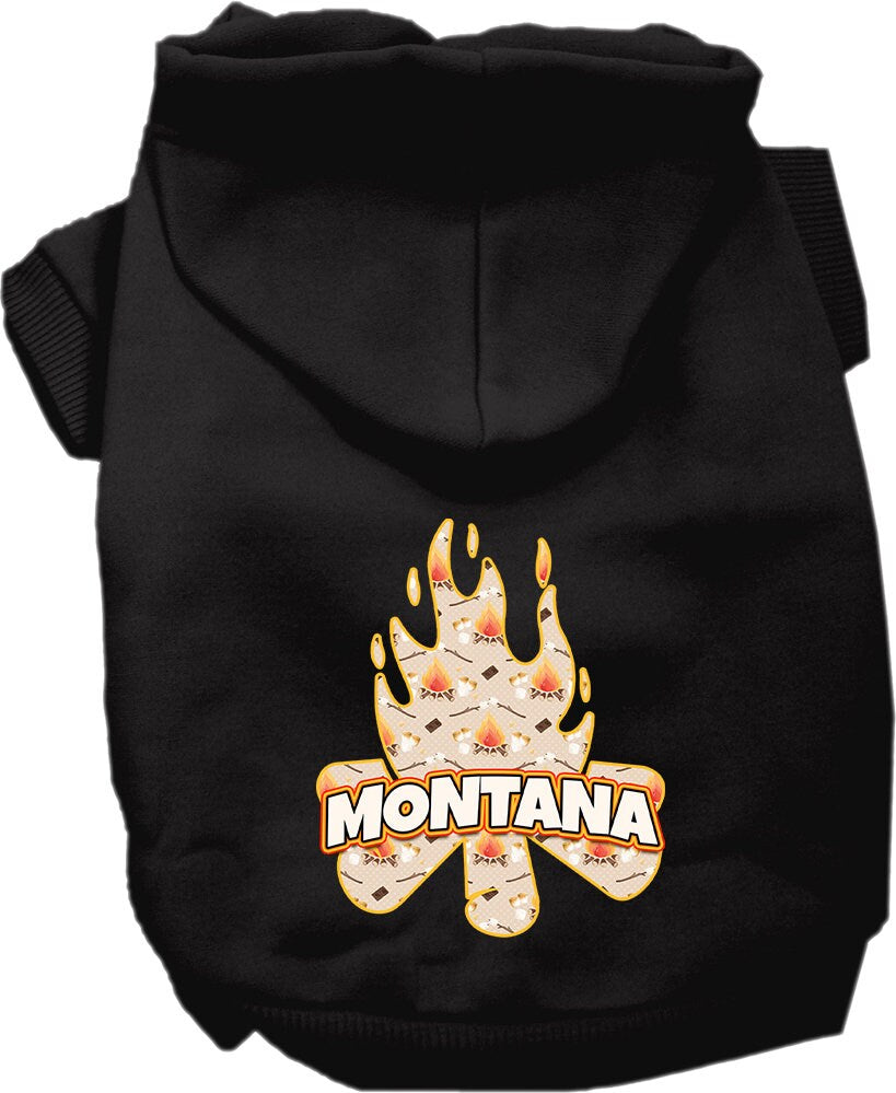 Pet Dog & Cat Screen Printed Hoodie for Small to Medium Pets (Sizes